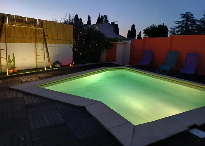 Maison Piscine Et Pkg Prives En Petite Camargue Villa Beauvoisin (Gard)