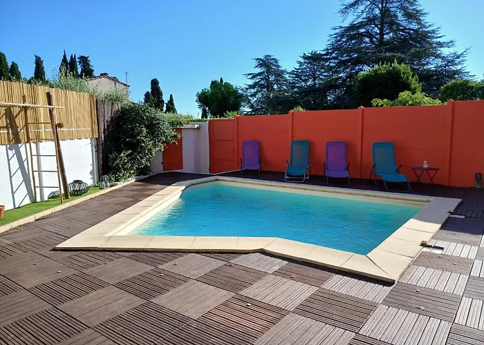 Villa Maison Piscine Et Pkg Prives En Petite Camargue *