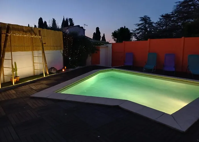 Maison Piscine Et Pkg Prives En Petite Camargue Villa Beauvoisin (Gard)